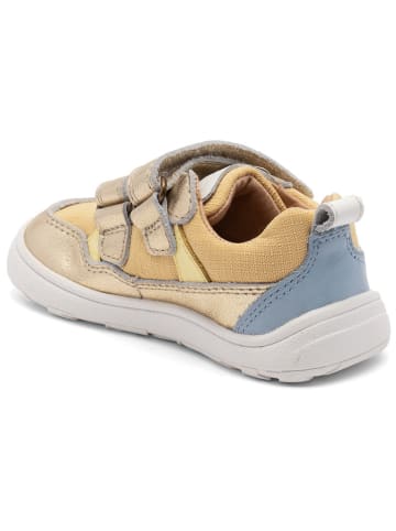 bisgaard Lauflernschuhe in Gold/ Gelb/ Hellblau