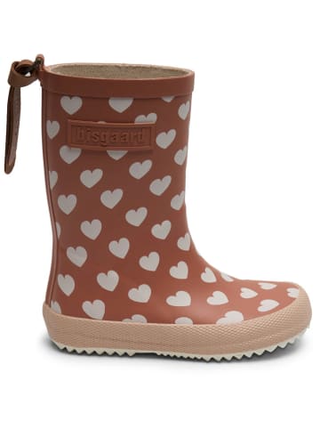 bisgaard Gummistiefel in Hellbraun/ Weiß