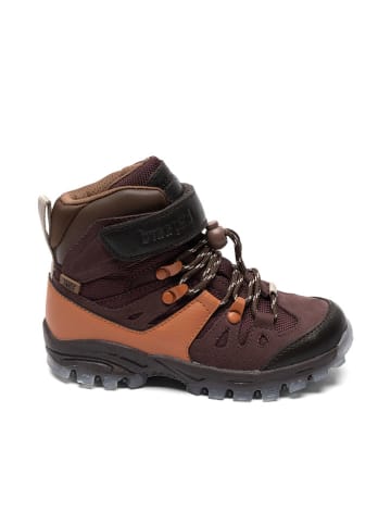 bisgaard Wanderschuhe in Lila/ Braun/ Orange