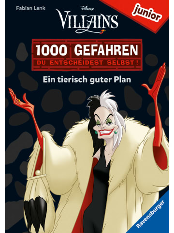 Ravensburger Kinderroman "1000 Gefahren junior - Disney Villains: Ein tierisch guter Plan"