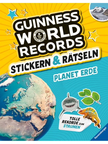 Ravensburger Mitmachbuch "GWRecords: Stickern & Rätseln - Planet Erde"