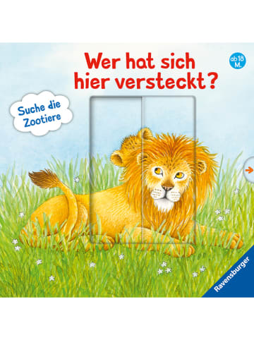 Ravensburger Kinderbuch "Wer hat sich hier versteckt? Suche die Zootiere"