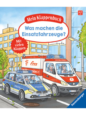 Ravensburger Kinderbuch "Mein Klappenbuch: Was machen die Einsatzfahrzeuge?"