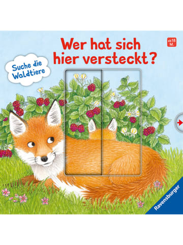 Ravensburger Kinderbuch "Wer hat sich hier versteckt? Suche die Waldtiere"