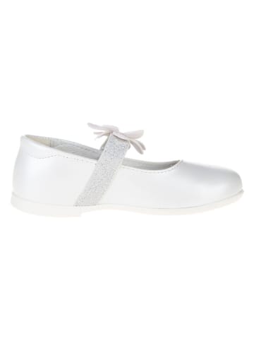 Primigi Leder-Ballerinas "Happy dance" in Weiß