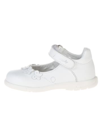 Primigi Leder-Ballerinas in Weiß