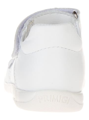 Primigi Leder-Ballerinas in Weiß