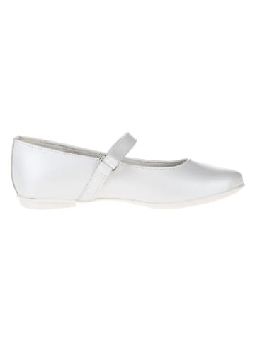 Primigi Leder-Ballerinas "Fantasy party" in Weiß