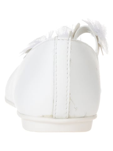 Primigi Leren ballerina's met bandje wit