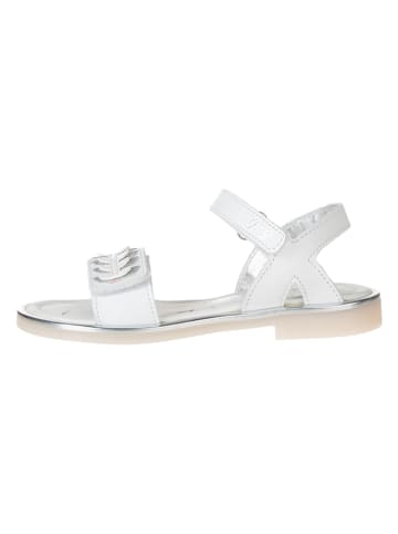 Primigi Leder-Sandalen "Fantasy Days" in Weiß/ Silber