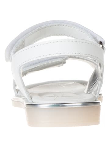 Primigi Leder-Sandalen "Fantasy Days" in Weiß/ Silber
