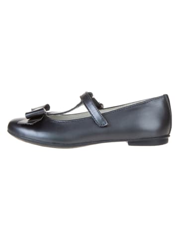Primigi Leder-Spangenballerinas in Dunkelblau