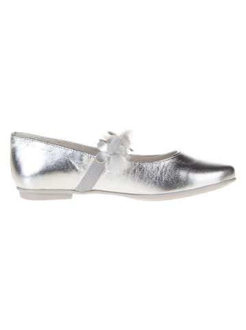 Primigi Leder-Ballerinas "Fantasy party" in Silber