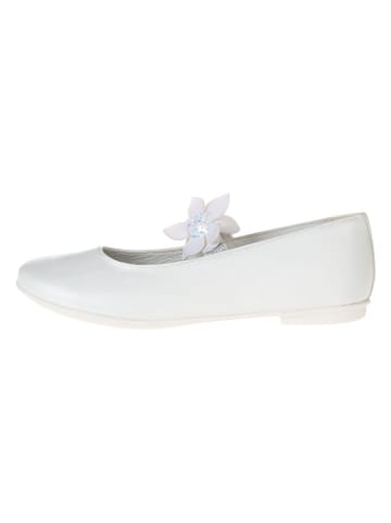 Primigi Leren ballerina's "Fantasy party" wit