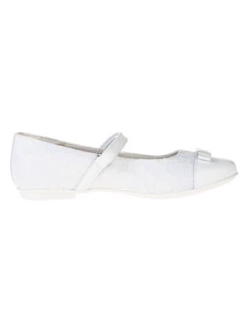 Primigi Leren ballerina's "Fantasy party" wit