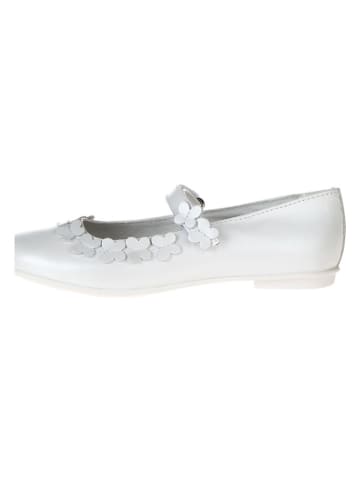 Primigi Leren ballerina's "Fantasy party" wit