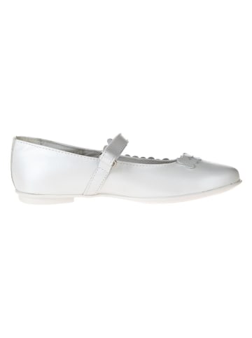 Primigi Leren ballerina's "Fantasy party" wit