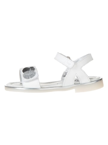 Primigi Leder-Sandalen "Fantasy Days" in Weiß/ Silber