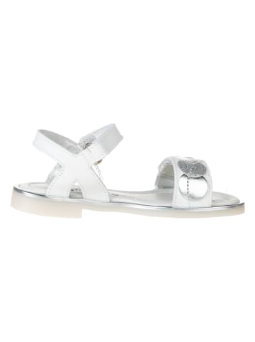 Primigi Leder-Sandalen "Fantasy Days" in Weiß/ Silber