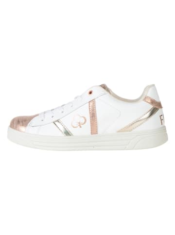 Primigi Leder-Sneakers "Hula" in Weiß/ Roségold