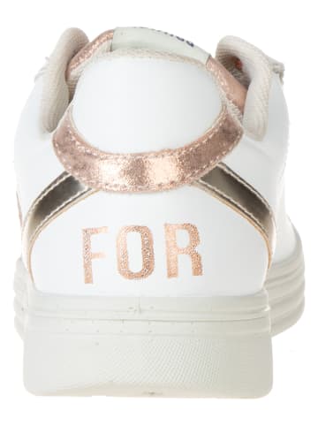 Primigi Leder-Sneakers "Hula" in Weiß/ Roségold