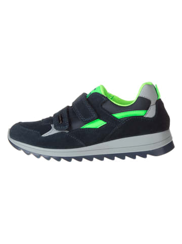 Primigi Leder-Sneakers "Trilly" in Dunkelblau/ Grün