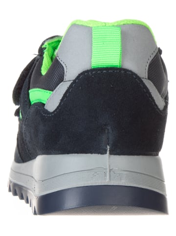 Primigi Leder-Sneakers "Trilly" in Dunkelblau/ Grün