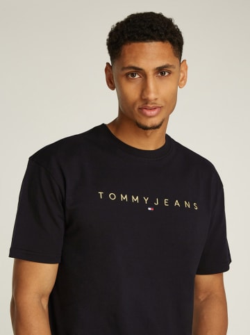 TOMMY JEANS Koszulka w kolorze czarnym