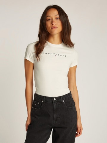 TOMMY JEANS Koszulka w kolorze kremowym