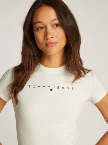 TOMMY JEANS Koszulka w kolorze kremowym