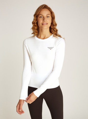 TOMMY JEANS Koszulka w kolorze białym