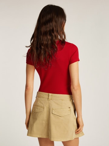 TOMMY JEANS Koszulka w kolorze czerwonym