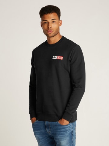 TOMMY JEANS Sweatshirt in Schwarz