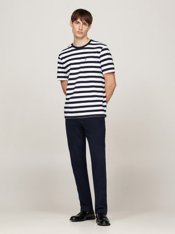 Tommy Hilfiger Koszulka w kolorze biało-granatowym