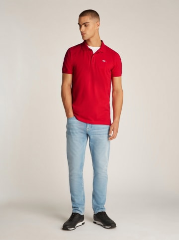 TOMMY JEANS Poloshirt in Rot