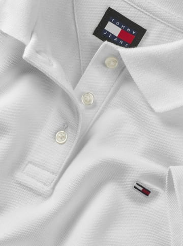TOMMY JEANS Koszulka polo w kolorze białym