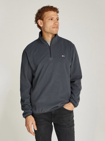 TOMMY JEANS Fleece trui antraciet