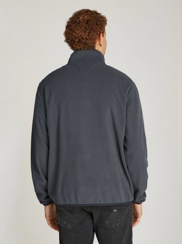 TOMMY JEANS Fleece trui antraciet