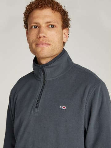 TOMMY JEANS Fleece trui antraciet