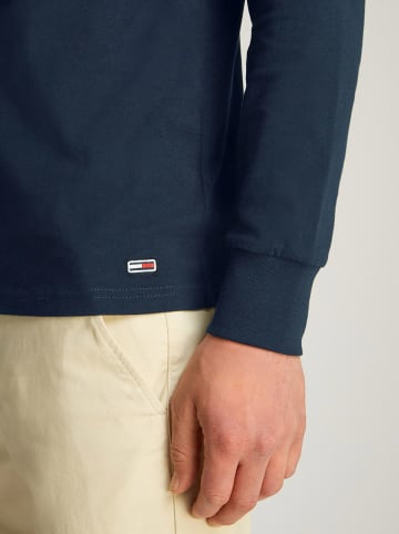 TOMMY JEANS Longsleeve in Dunkelblau