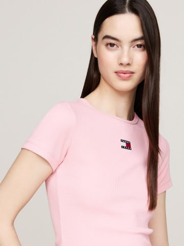 TOMMY JEANS Koszulka w kolorze jasnoróżowym