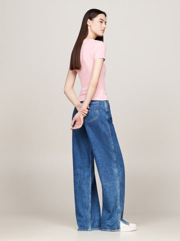 TOMMY JEANS Koszulka w kolorze jasnoróżowym