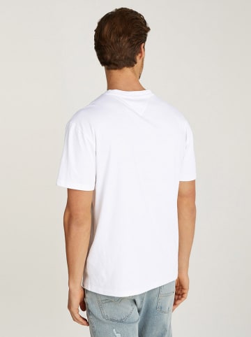 TOMMY JEANS Koszulka w kolorze białym