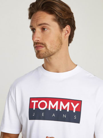 TOMMY JEANS Koszulka w kolorze białym