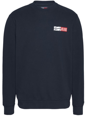 TOMMY JEANS Sweatshirt in Dunkelblau