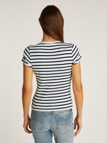 TOMMY JEANS Koszulka w kolorze białym