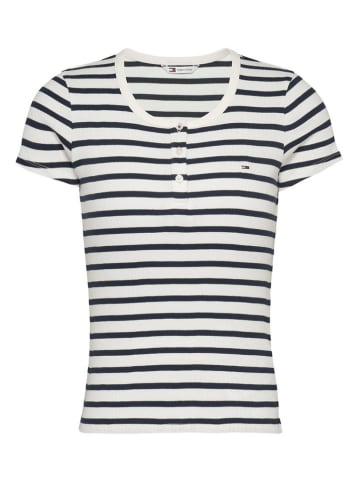 TOMMY JEANS Koszulka w kolorze białym