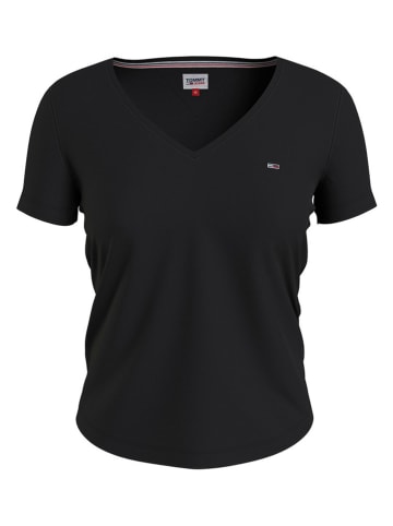 TOMMY JEANS Koszulka w kolorze czarnym