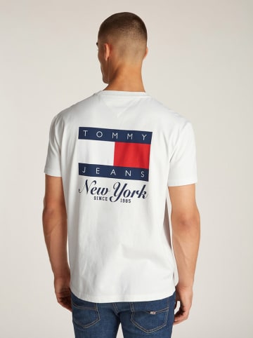 TOMMY JEANS Koszulka w kolorze białym