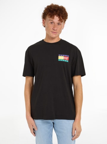 TOMMY JEANS Koszulka w kolorze czarnym
